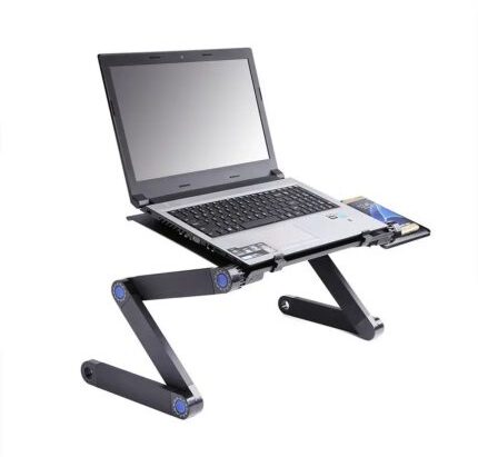360° Multifunctional Laptop Stand With Mouse Base & Cooling Fan