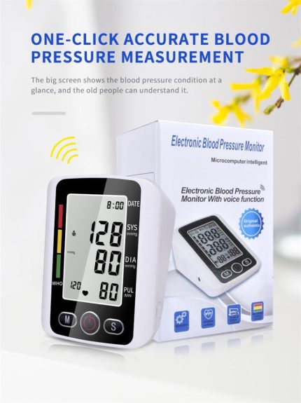 Battery/Electric Operated (Voiced) Blood Pressure Monitor