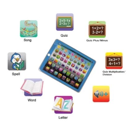 Battery-Operated Educational Play Pad Tablet