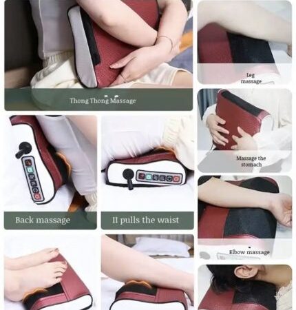 Multifunctional Hot Compress Shoulder Lumbar Spine Whole Body Car/Home Electric Massager-–-Massage Pillow