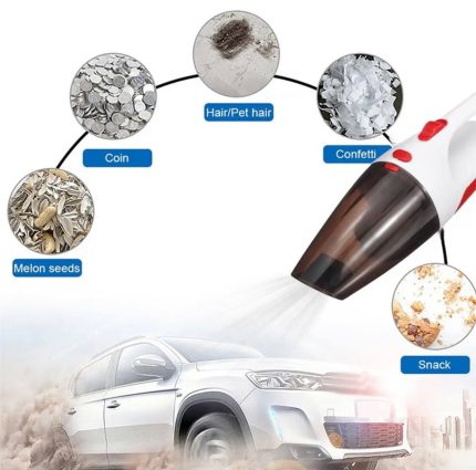 Top Quality Cigar-Hole Car Plug Big Handheld Vacuum Cleaner