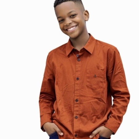 10 pieces (Bundle deal) of quality Boys' Plain shirts (No selections)-MC